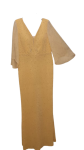 For Lady Yellow Stone Gown Size 44