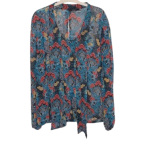 George Blue Multicolored Top