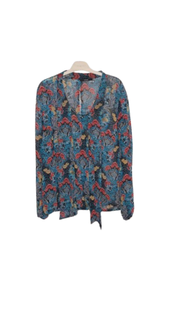 George Blue Multicolored Top