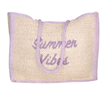 Summer Vibe Female Woven Hand Bag