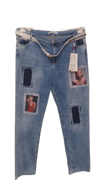 Lady Lucky Blue Jeans Size 56
