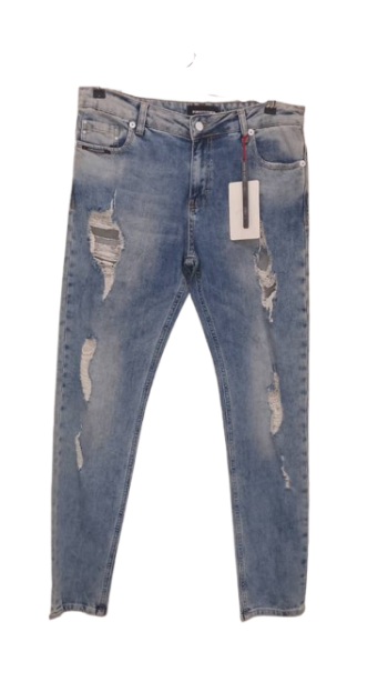 Euro Fashion Blue Crazy Jeans Size 30