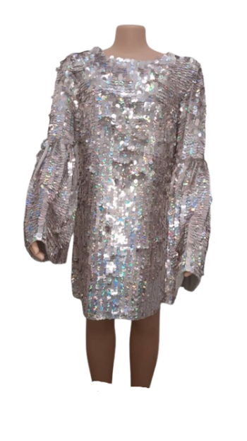 Asos Shiny Short Gown Size Uk 16