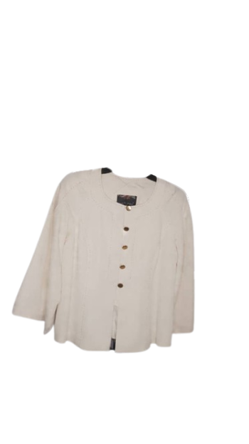 Hatunca Cream Coloured Blazzers Size Uk 14