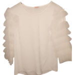 Saran White Top Size 44