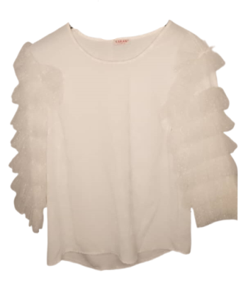 Saran White Top Size 44