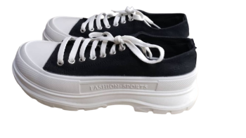 Fashion Sport Black And White Sneakers Size 40