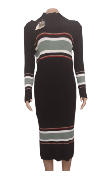 Lhoste Black Sweater Gown