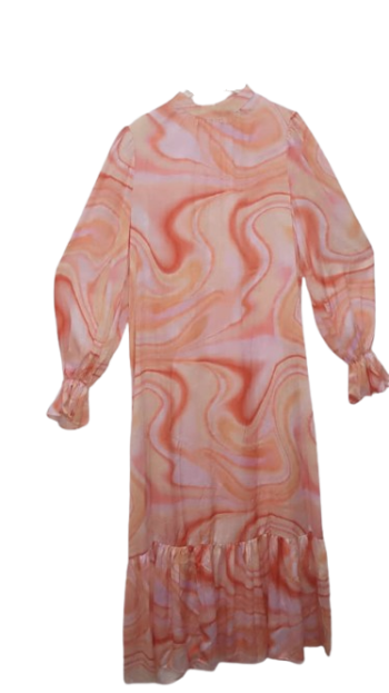 Shein Multicolor Threequarter Longsleeve Gown