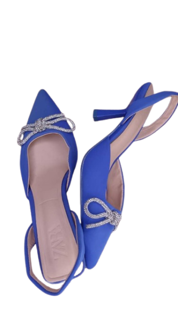 Zara Royal Blue Sandals Size 40