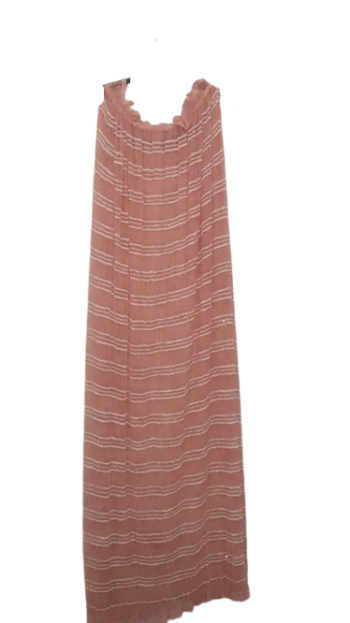 Temptation Woman Peach Net Long Gown Size Xl