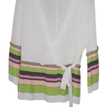 Miarte White Multicolor Top Size 2