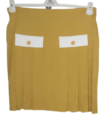 Tas Collection 2pcs Short Pliited Skirt And Top Size 44