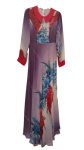 Stilife Purple Long Gown Size M