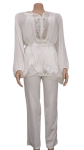Relax White Trouser 2pcs Size 46