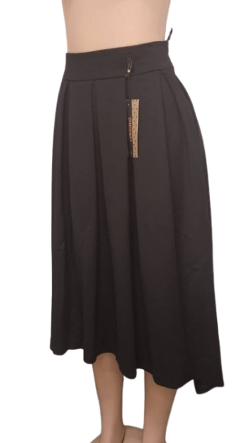Obenimo Black Plitted Skirt Size 44
