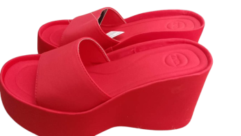 Zara Red Slippers Size 39