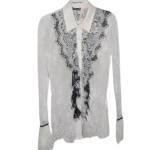 Girl Flamingo Transparent White Top Size 38