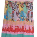 Uk Pink Multicolored Short Skirt 2pcs