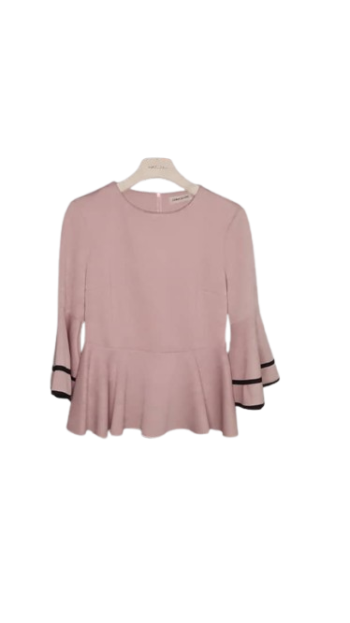 Climark Design Peach And Black Top Size 12