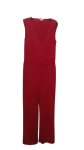 Established 1962 Red Sleeveless Jumpsuit Size 8