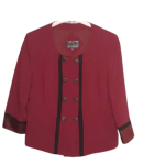 Hatunca Maroon Blazzers Size Uk 18