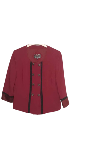 Hatunca Maroon Blazzers Size Uk 18