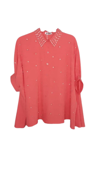 Yimoment Peach Stoned Top