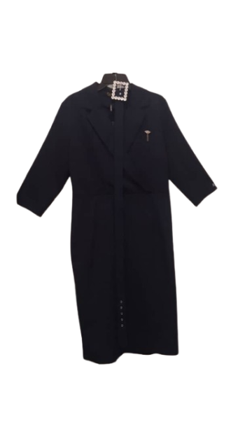 Cadirli Navyblue Short Gown Size 44