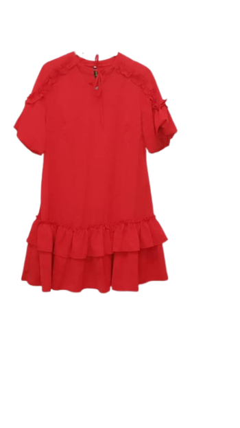 Sky Orange Short Gown Size Xl