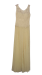 Piyamor Yellow Sleeveless Long Gown Size 40