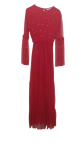 Payet Red Long Net Gown Size 40