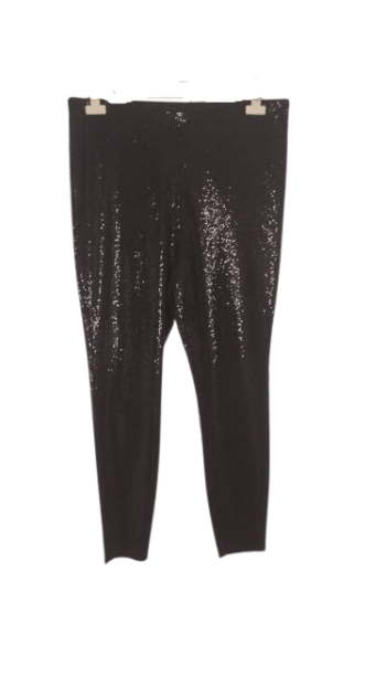H.m Black Shinny Trouser Size Xl