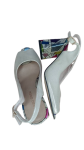 Dosso Dossi Cream Multicolor Sandals Size 37