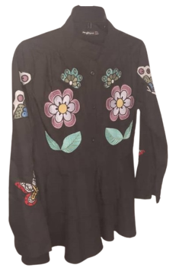 Jennyfer Garment Black Top Size M