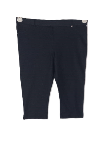 Select Navy Blue Three Quarter Trousers Size Uk 18