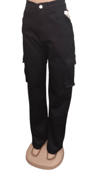 Jcex Boutique Clothing Black Combat Jeans Size 32