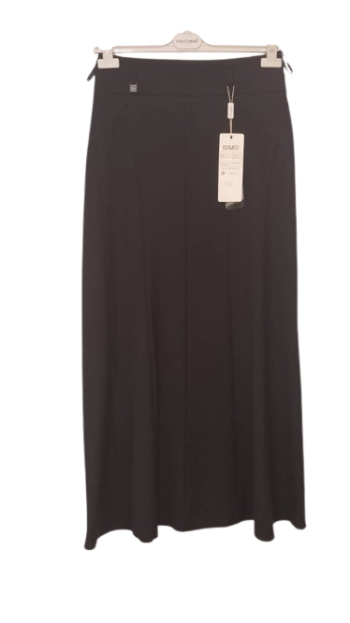Club Simo Black Long Skirt Size 44