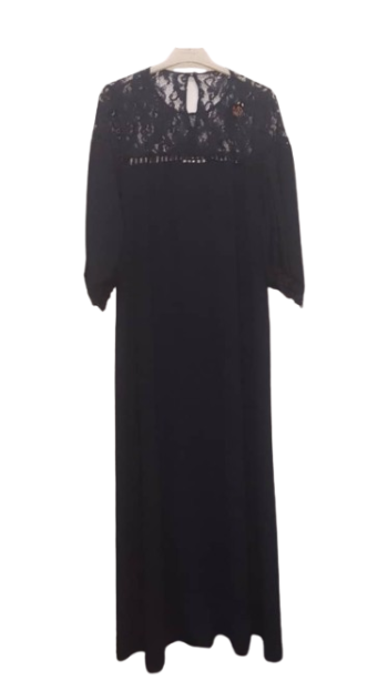 Dzynline Navyblue Long Gown Size Uk 14