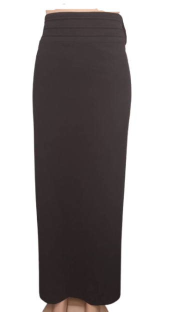Lyon Black Long Skirt Size Uk 28
