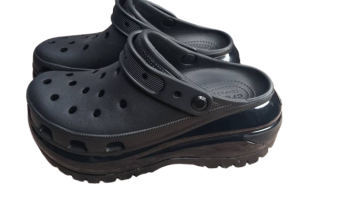 Iconic Black Crocs Size 41