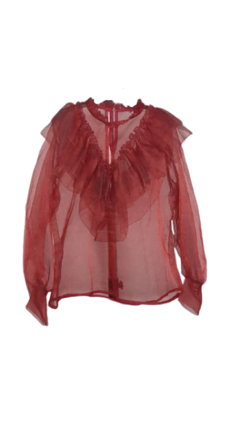 Uk Wine Red Transparent Top