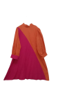Haniqa Orange And Pink Gown Size 44