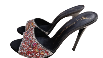 Giuseppe Zanotti Desgin Heel Slippers Size 41