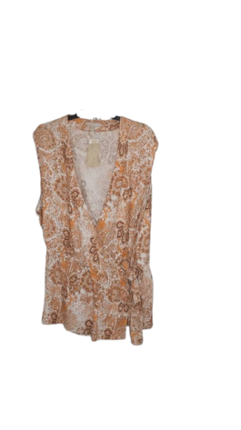 Appraisal Women Multicoloured Sleeveless Top Size 3x