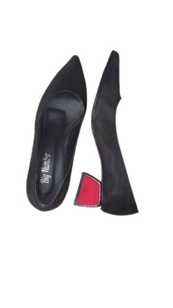 Big Number Black Cover Shoe Size 41