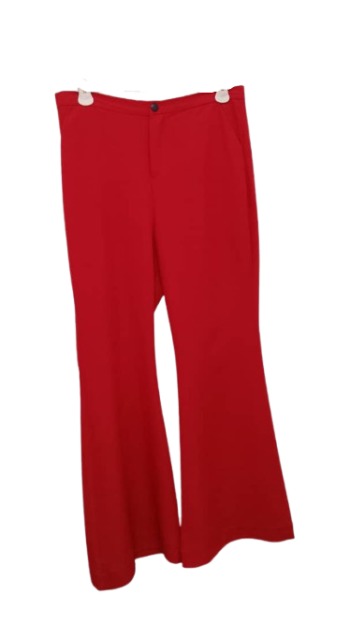 T & D Collection Red And Black Trouser 2pcs