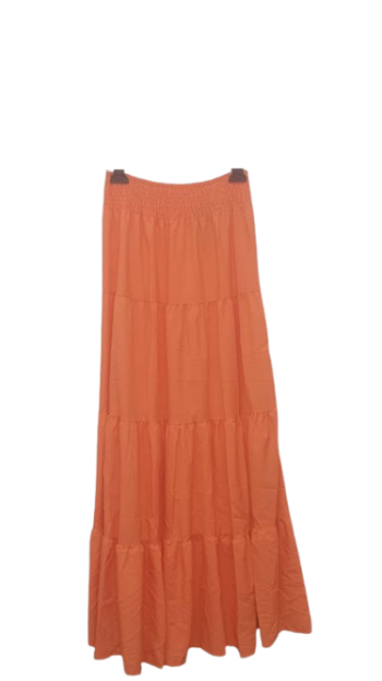 New Imperial Orange Long Skirt Size L