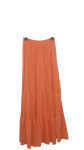 New Imperial Orange Long Skirt Size L
