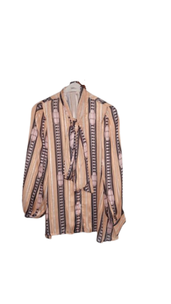 Kongquetai Gold And Black Longsleeve Top